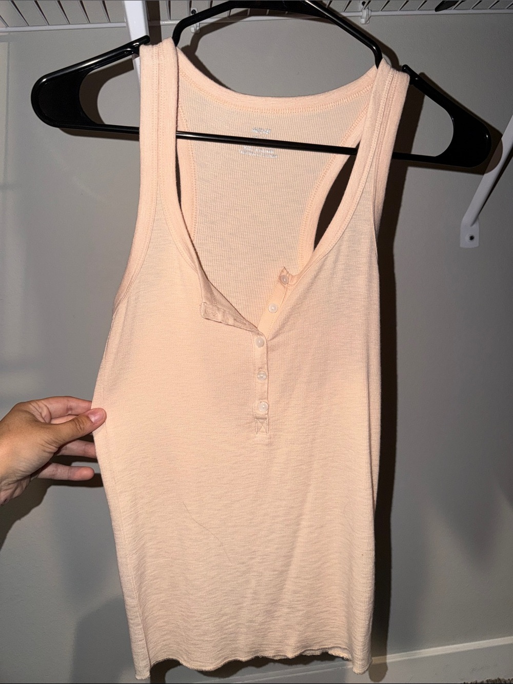 Aerie Sleeveless Tank Top - Peach